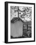 Small Child Running to the Outhouse at Rural School-Thomas D^ Mcavoy-Framed Photographic Print