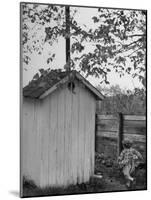 Small Child Running to the Outhouse at Rural School-Thomas D^ Mcavoy-Mounted Photographic Print