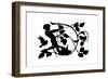 Small Child's Silhouette II-Vision Studio-Framed Art Print