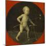 Small Child with Windmill, Tondo, Reverse Side of the Altar Wing with Christ Carrying the Cross-Hieronymus Bosch-Mounted Giclee Print