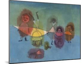 Small Children; Kindergruppe-Paul Klee-Mounted Giclee Print