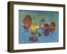 Small Children; Kindergruppe-Paul Klee-Framed Giclee Print