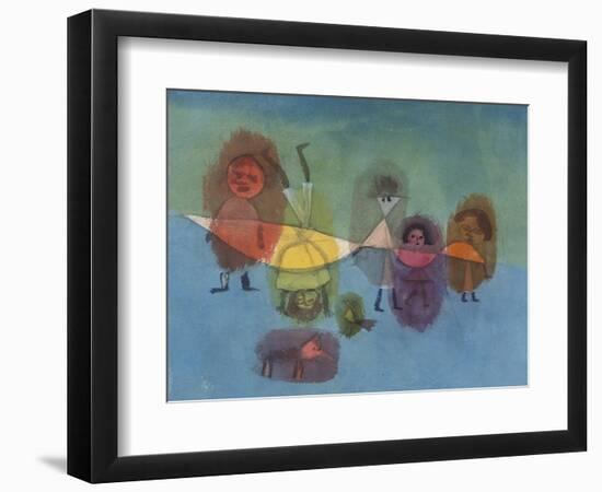 Small Children; Kindergruppe-Paul Klee-Framed Giclee Print