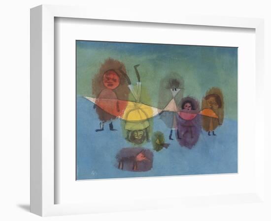 Small Children; Kindergruppe-Paul Klee-Framed Giclee Print