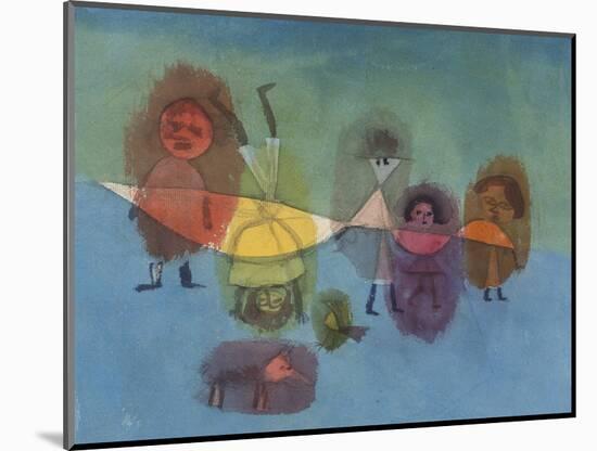 Small Children; Kindergruppe-Paul Klee-Mounted Giclee Print