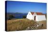 Small Church, Patmos, Dodecanese, Greek Islands, Greece, Europe-null-Stretched Canvas