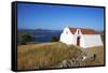 Small Church, Patmos, Dodecanese, Greek Islands, Greece, Europe-null-Framed Stretched Canvas