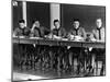 Small Class of West Point Cadets Listening to a Lecture in Classroom, at US Military Academy-null-Mounted Photographic Print