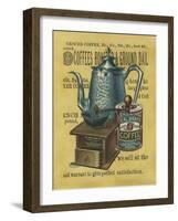 Small Coffee Grounds-null-Framed Art Print