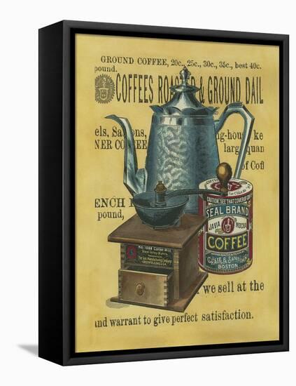 Small Coffee Grounds-null-Framed Stretched Canvas