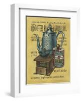 Small Coffee Grounds-null-Framed Art Print