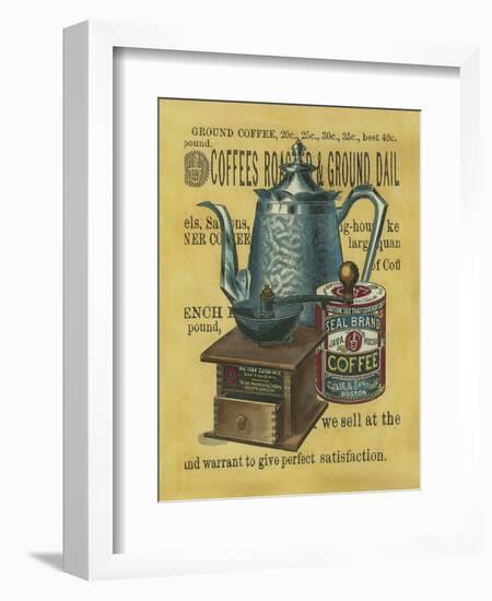 Small Coffee Grounds-null-Framed Art Print