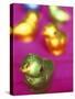 Small Colourfully Wrapped Chocolate Chickens-Francesca Yorke-Stretched Canvas