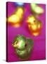 Small Colourfully Wrapped Chocolate Chickens-Francesca Yorke-Stretched Canvas