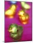 Small Colourfully Wrapped Chocolate Chickens-Francesca Yorke-Mounted Photographic Print