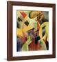 Small composition I-Franz Marc-Framed Giclee Print