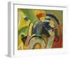 Small composition IV-Franz Marc-Framed Giclee Print