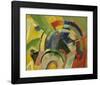 Small composition IV-Franz Marc-Framed Giclee Print
