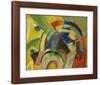 Small composition IV-Franz Marc-Framed Giclee Print