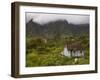 Small Creole-style cabin, Plaine-des-Palmistes, Reunion Island, France-Walter Bibikow-Framed Photographic Print