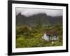 Small Creole-style cabin, Plaine-des-Palmistes, Reunion Island, France-Walter Bibikow-Framed Photographic Print