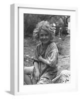 Small Dirty Child Living in the Migratory Camp-Carl Mydans-Framed Photographic Print