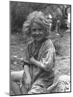 Small Dirty Child Living in the Migratory Camp-Carl Mydans-Mounted Photographic Print