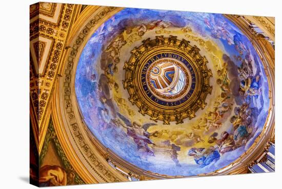 Small Dome, Saint Peter's Basilica, Vatican, Rome, Italy. Built in 1600's-William Perry-Stretched Canvas