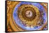 Small Dome, Saint Peter's Basilica, Vatican, Rome, Italy. Built in 1600's-William Perry-Framed Stretched Canvas