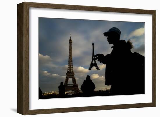 Small Eiffel 1-Moises Levy-Framed Giclee Print