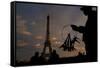 Small Eiffel 2-Moises Levy-Framed Stretched Canvas