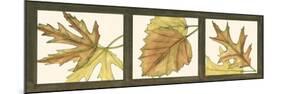 Small Fall Leaves I-Jennifer Goldberger-Mounted Premium Giclee Print