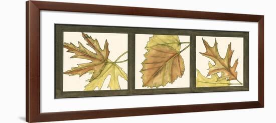 Small Fall Leaves I-Jennifer Goldberger-Framed Art Print