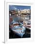 Small Fishing Boats, Old Venetian Harbor, Rethymno, Crete, Greek Islands, Greece, Europe-null-Framed Photographic Print