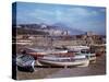 Small Fishing Boats on the Shore of Naples Harbor During WWII-George Rodger-Stretched Canvas