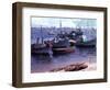 Small Fishing Community on Edge of a Bay at Luanda, the Capitol of Angola-null-Framed Photographic Print