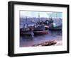 Small Fishing Community on Edge of a Bay at Luanda, the Capitol of Angola-null-Framed Photographic Print