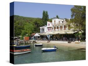 Small Fishing Harbour of Agnontas, Skopelos, Sporades Islands, Greek Islands, Greece, Europe-Robert Harding-Stretched Canvas