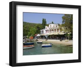 Small Fishing Harbour of Agnontas, Skopelos, Sporades Islands, Greek Islands, Greece, Europe-Robert Harding-Framed Photographic Print