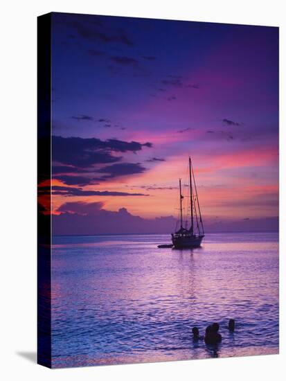 Small Fishing Village Along the Caribbean Coastline, Taganga, Colombia-Micah Wright-Stretched Canvas