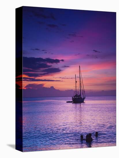 Small Fishing Village Along the Caribbean Coastline, Taganga, Colombia-Micah Wright-Stretched Canvas