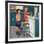 "Small Fry", July 12, 1958-Amos Sewell-Framed Giclee Print