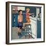 "Small Fry", July 12, 1958-Amos Sewell-Framed Giclee Print