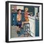 "Small Fry", July 12, 1958-Amos Sewell-Framed Giclee Print