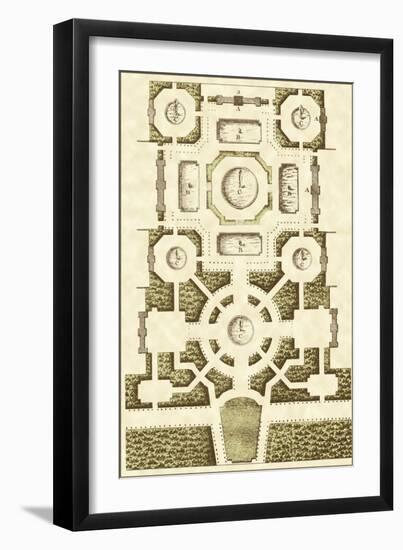 Small Garden Maze III-Jacques-francois Blondel-Framed Art Print