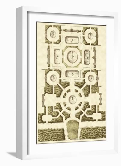 Small Garden Maze III-Jacques-francois Blondel-Framed Art Print