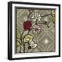 Small Geometric Blossoms I-Megan Meagher-Framed Art Print