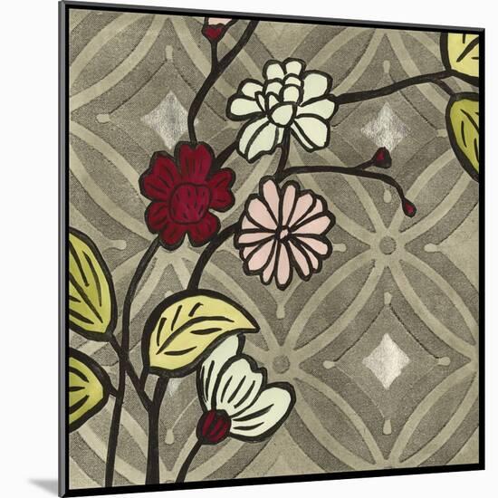 Small Geometric Blossoms I-Megan Meagher-Mounted Art Print