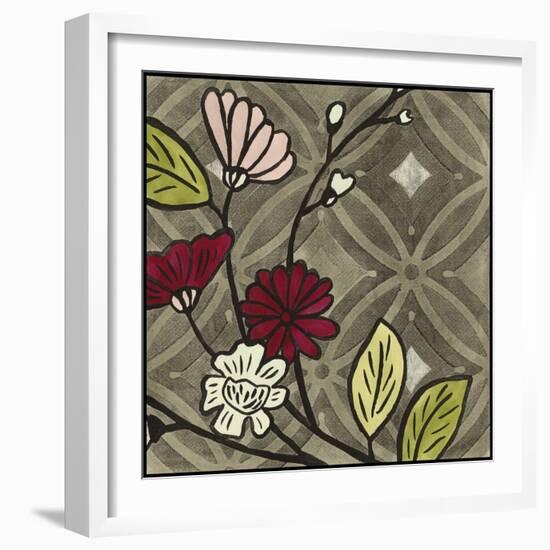 Small Geometric Blossoms II-Megan Meagher-Framed Art Print