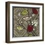 Small Geometric Blossoms III-Megan Meagher-Framed Art Print